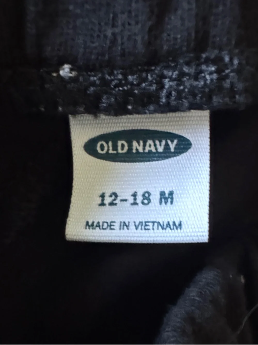 Old Navy Black Shorts with White Trim